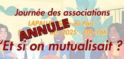ANNULE : Journée des associations à Lapalud : « Et si on mutualisait ? »