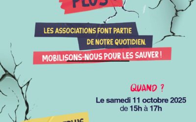 Mobilisation du 11 octobre – Défendons nos associations !