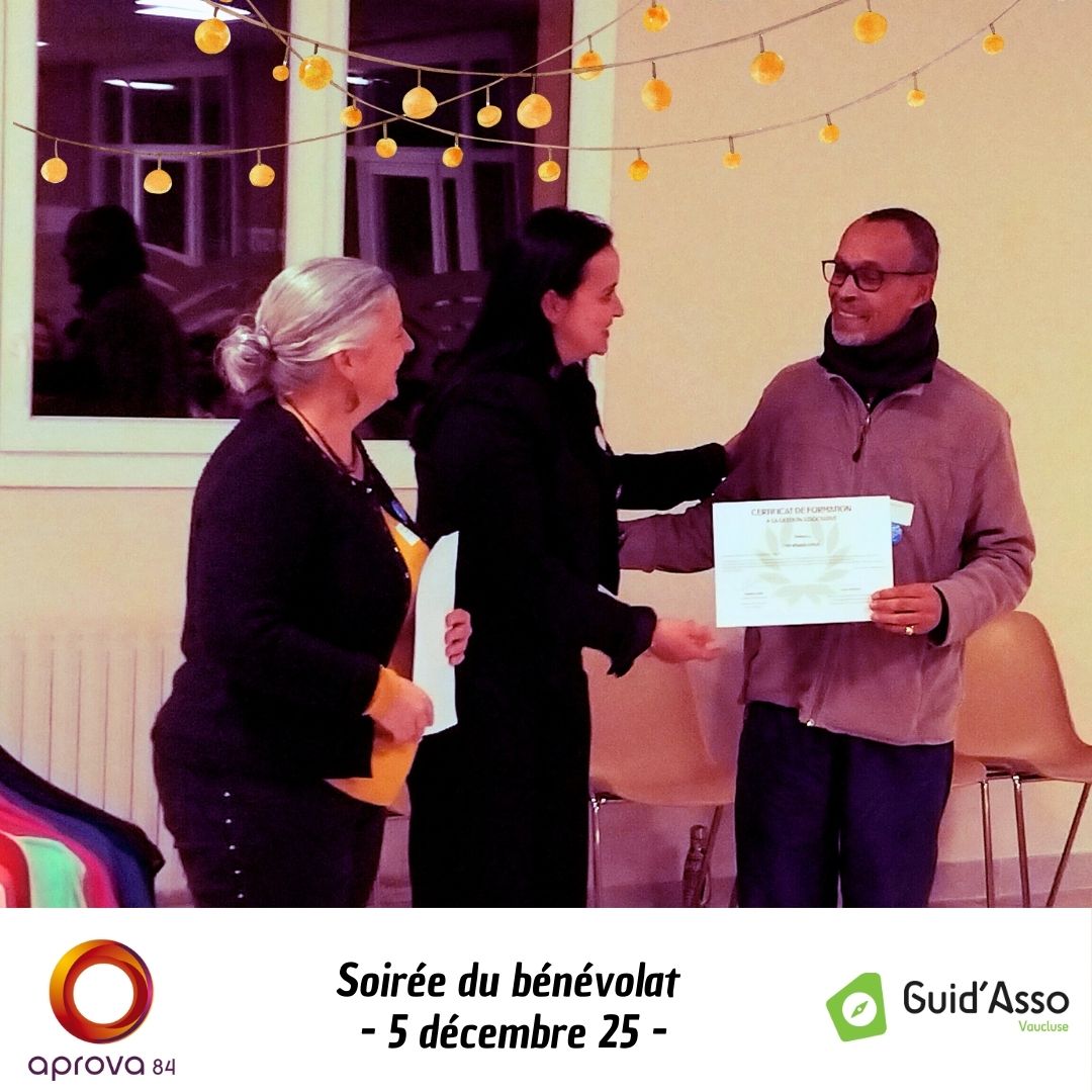Soirée du bénévolat du 5 décembre, un grand moment de convivialité