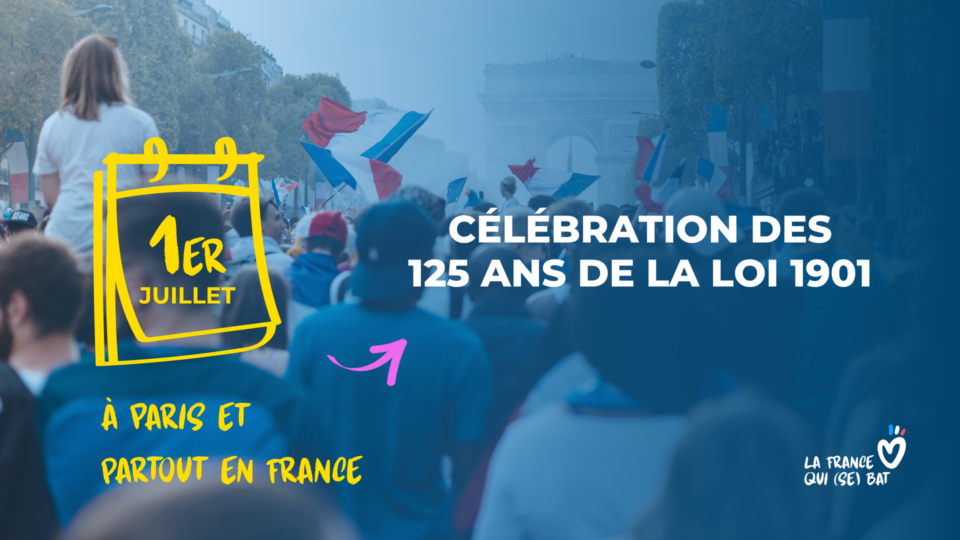 Fêtons les 125 ans de la Loi 1901 !