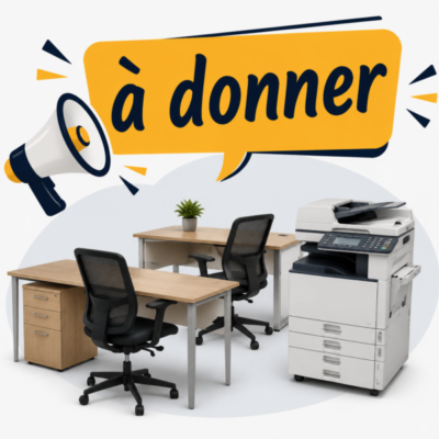 Entreprise donne bureaux et un copieur